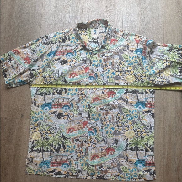 Kahala Hawaiian Islands Men’s XL Cotton Short Sleeve Button-Up Shirt Multicolor - Picture 7 of 9